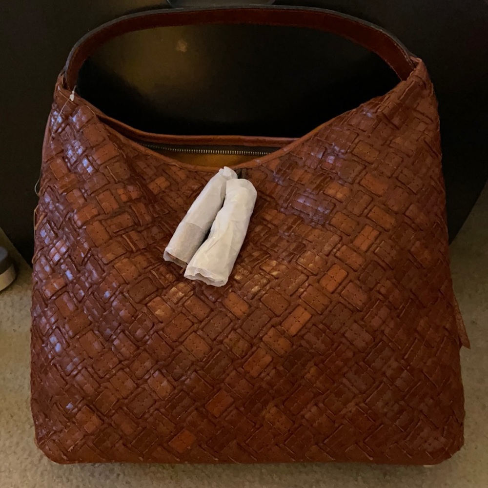 Patricia Nash Braided Stitch Marcellina Hobo